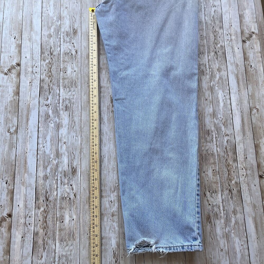 Levis 550 Relaxed Fit Jeans Mens 36x30 Light Wash Blue Denim 90's Baggy Classic - Picture 9 of 9